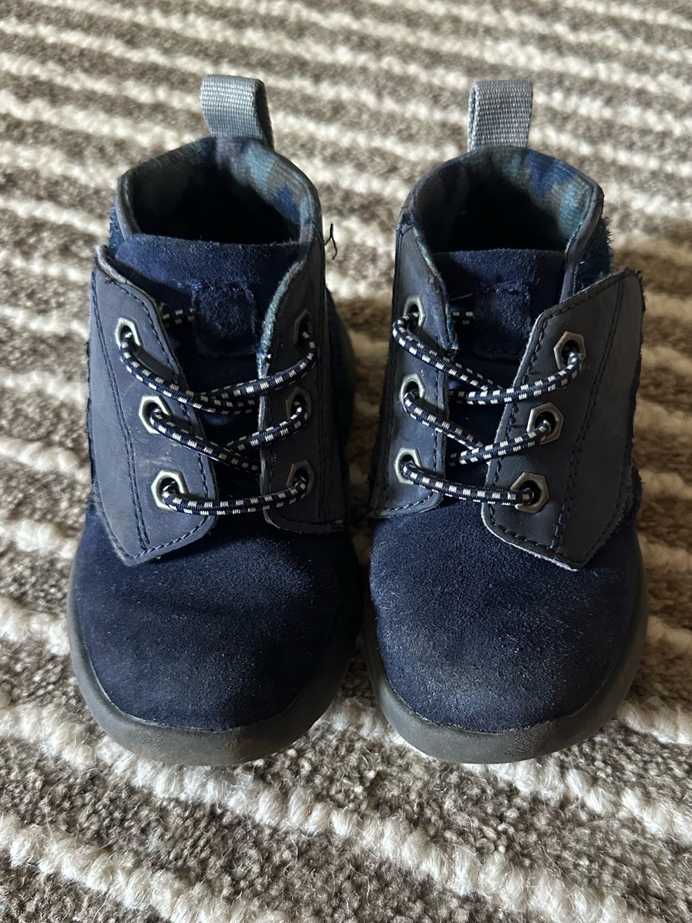UGG Toddler Navy Blue Velcro Shoes